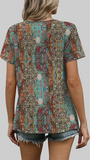 Women T Shirts Pleated Short Sleeve Tops Business Casual Dressy Blouses